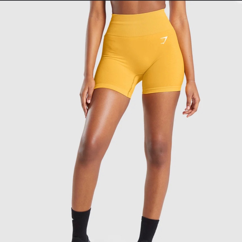 yellow Gymshark vital seamless XS